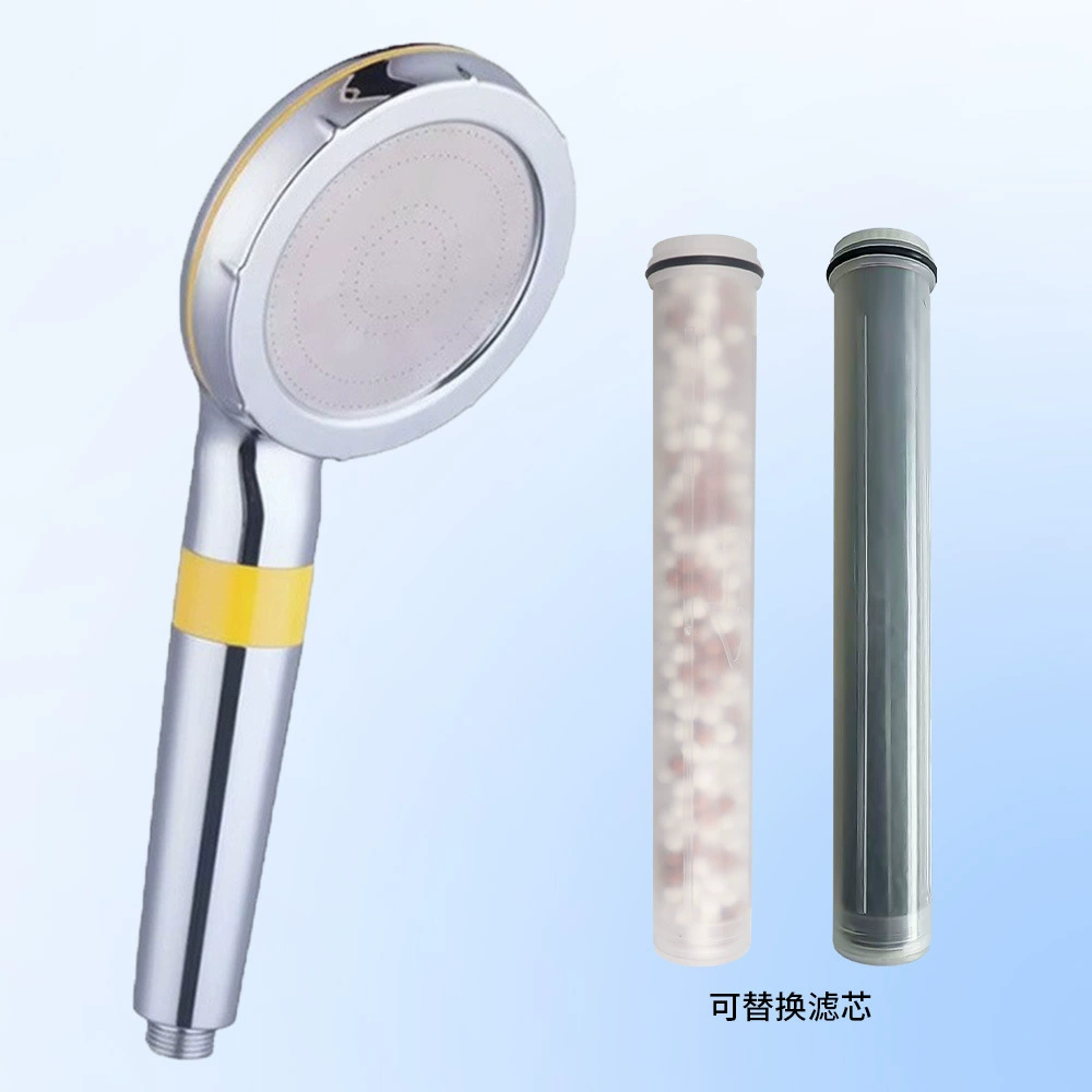 Корейская душевая лейка с двойным фильтром для удаления хлора, съемный фильтрующий элемент KDF, ручка-лейка высокого давления, душевая лейка с двойной очисткой воды