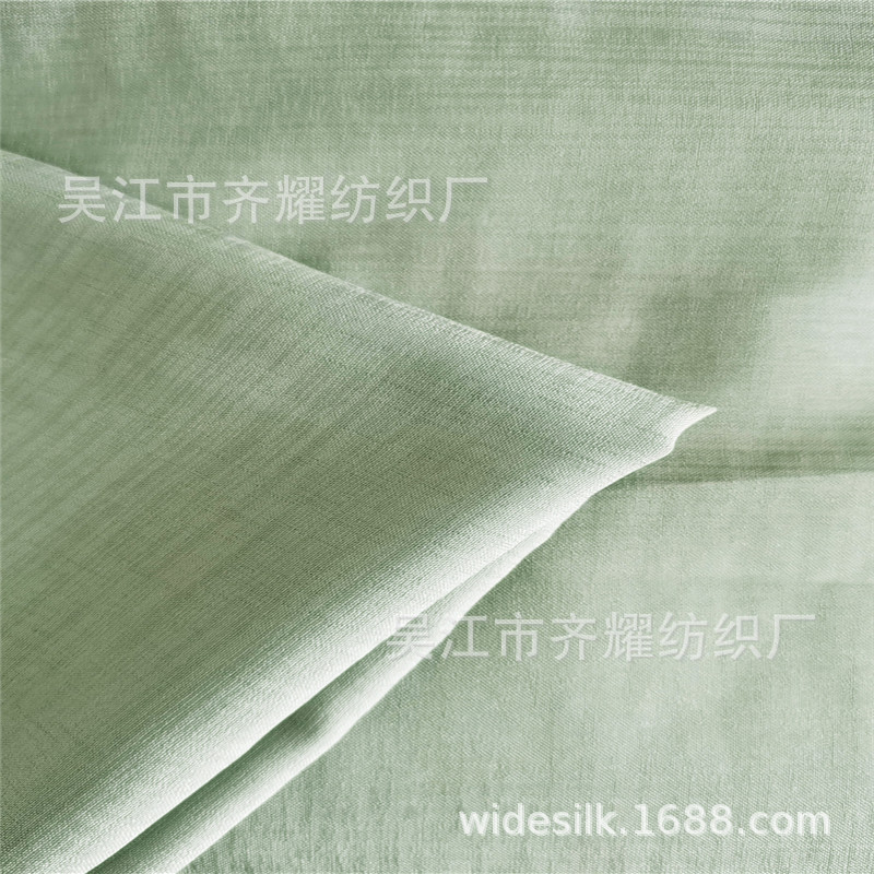 75D单经双纬多丽丝面料加厚竹节来回纹理蛐蛐虫多丽丝古风时装布