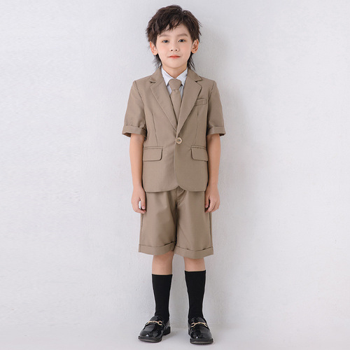 Preschool summer uniform set for boys and girls, British style, school uniform for primary school students, class uniform, choir uniform