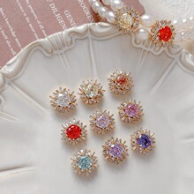 18k����ɫ�~����õ�����ʯ����diy�ֹ���״���������������