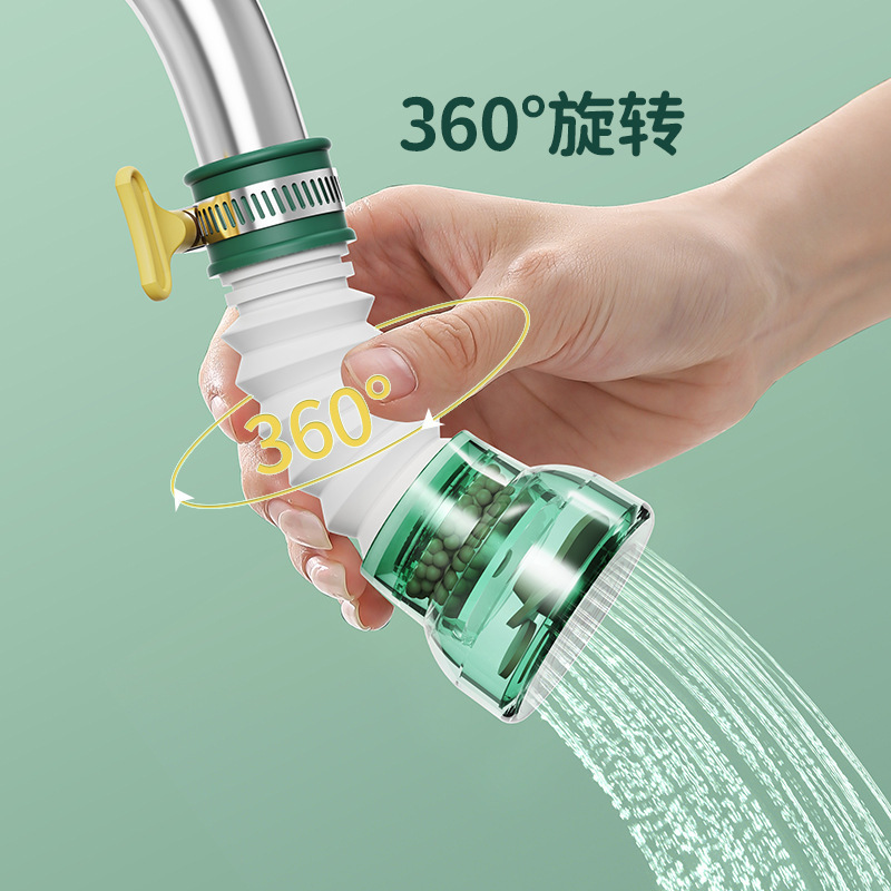 Kitchen Faucet Anti-Splash Artifact Tap Water Universal Shower Extension Extender Kitchen Dormitory Filter Nozzle Kitchen Faucet Anti-Splash Artifact Tap Water Universal Shower Extension Extender Kitchen Dormitory Filter Nozzle