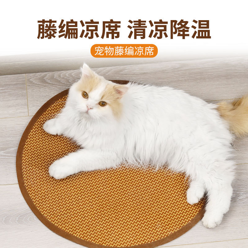 개 매트 여름 애완 동물 아이스 매트 여름 매트 잠자는 매트 바닥 매트 사육장 고양이 둥지 고양이 잠자는 매트