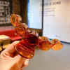 Brand big crab pin, shark, hairgrip, advanced hair accessory, South Korea, simple and elegant design, high-quality style