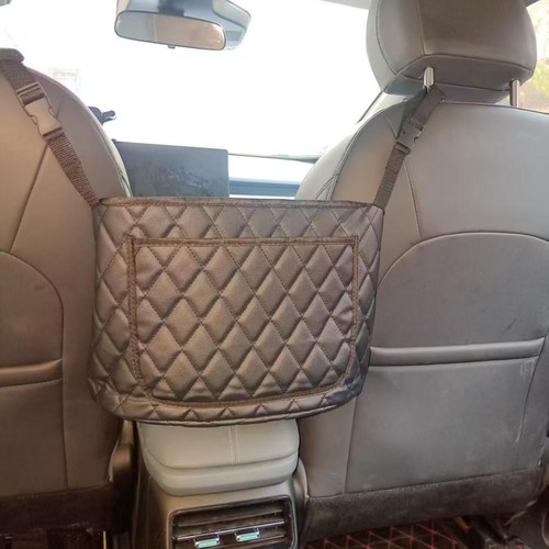 Car storage net bag, front seat storage pouch, car organizer bag, multi-functional bag for women, car interior accessory