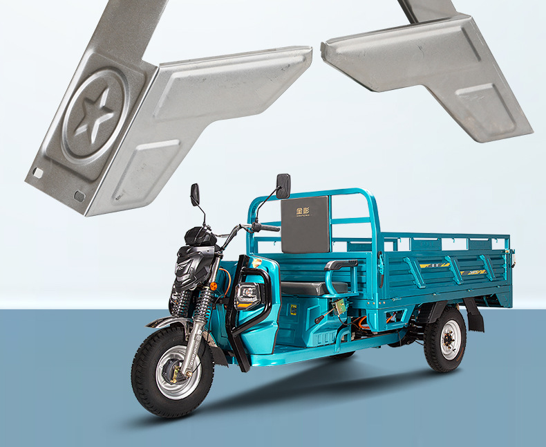Electric Vehicle Motorcycle Rear Mudguard, Octagonal Mudguard, Thickened Iron, Painted Anti-Rust Mudguard, Modification and Upgrade Parts
