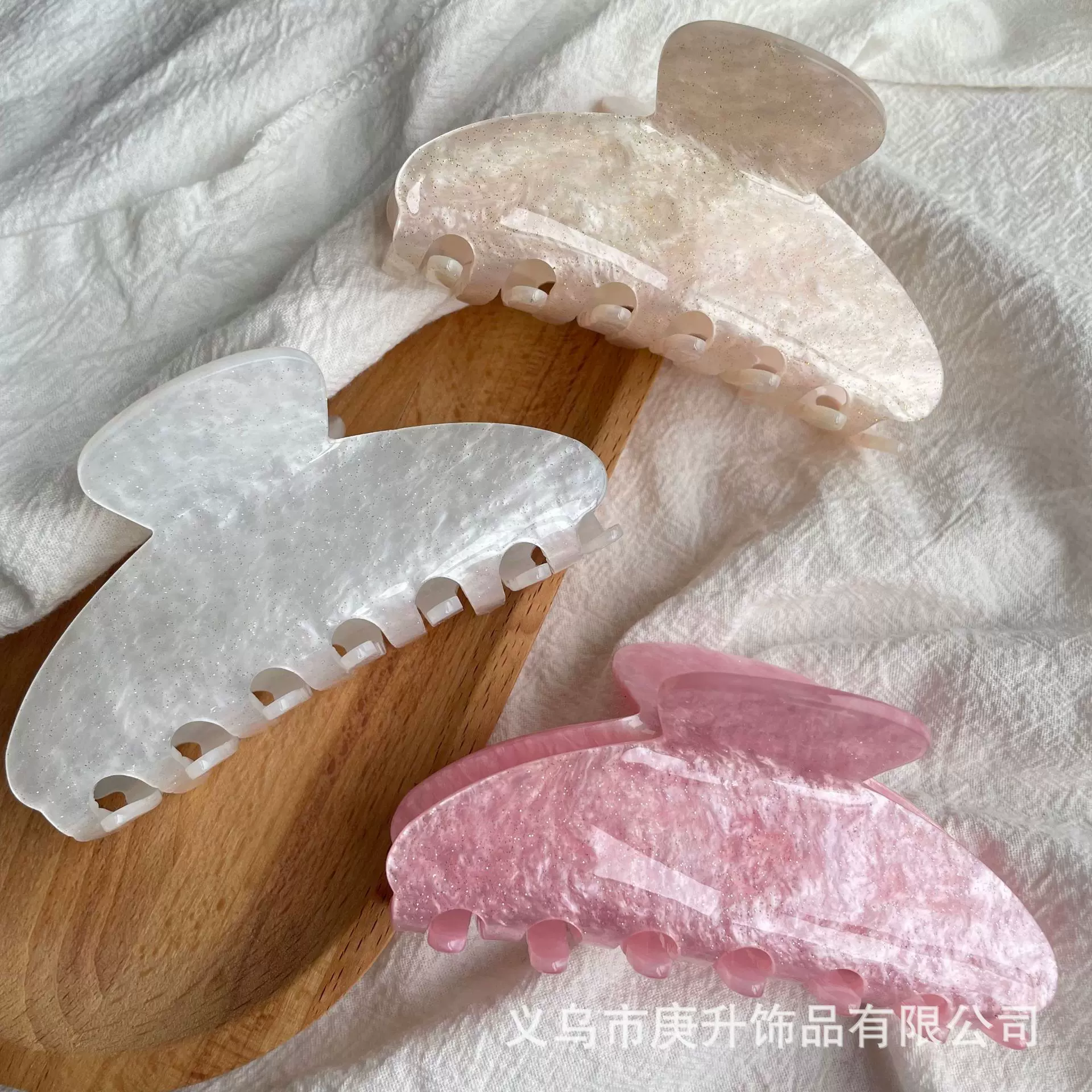 高级感新款韩国气质鲨鱼夹后脑勺发量多发抓发夹气质抓夹高端发饰