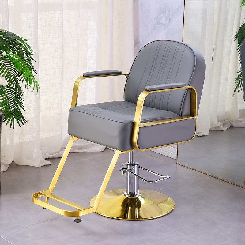 Silla de peluquería silla de peluquería silla de salón de peluquería silla de peluquería transfronteriza simple silla de elevación giratoria moderna silla de peluquería