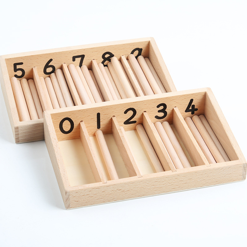Material didáctico Montessori ropa familiar de madera Material didáctico Montessori ropa familiar caja de husillo Montessori Kindergarten