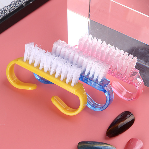 Manicure tools supplies brush nail cleaning dust brush horn brush horn brush dust cleaning nail brush