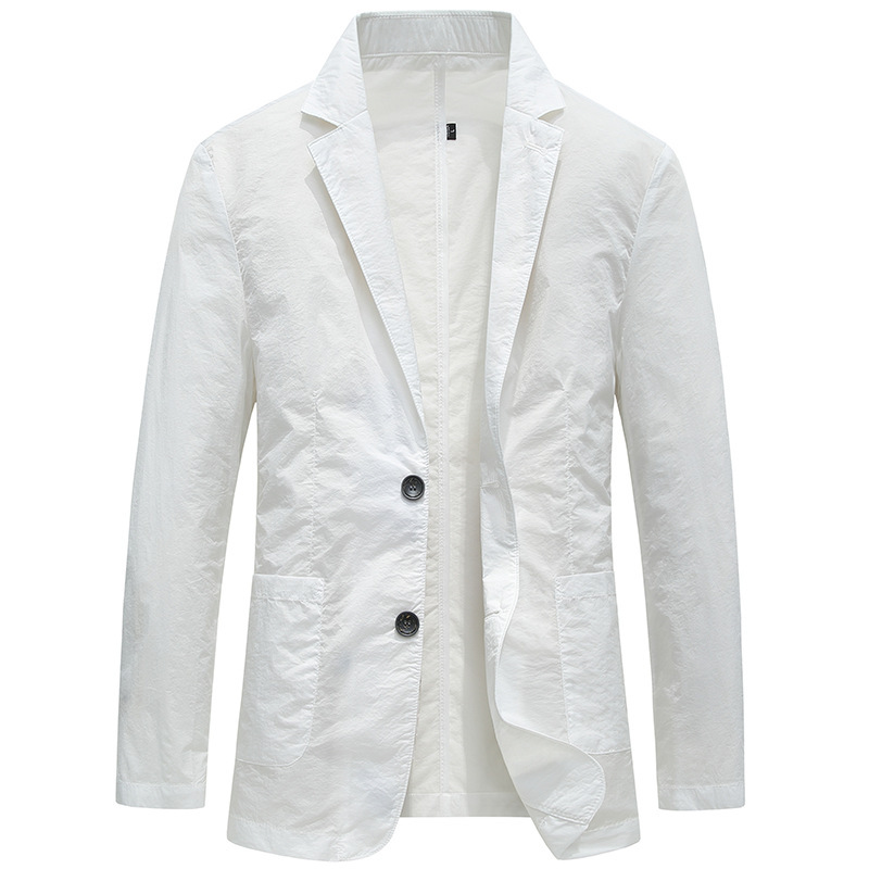2022 Summer Sunscreen Thin Suit New Business Casual Suit Men's Slim Fit Single Western Jacket Men's Wear