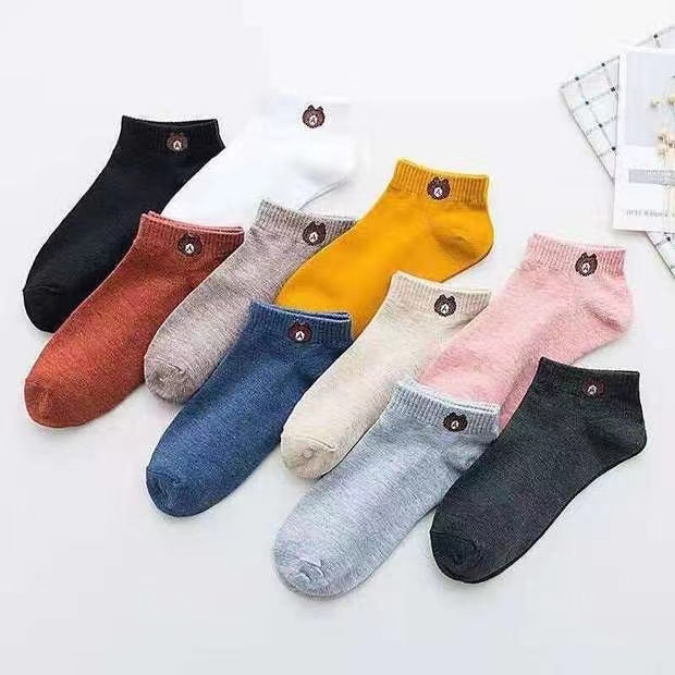 Calcetines cortos para mujer, calcetines invisibles finos y bonitos de corte bajo para verano, estilo japonés con corazones, calcetines deportivos blancos para mujer, mezcla de poliéster y algodón.