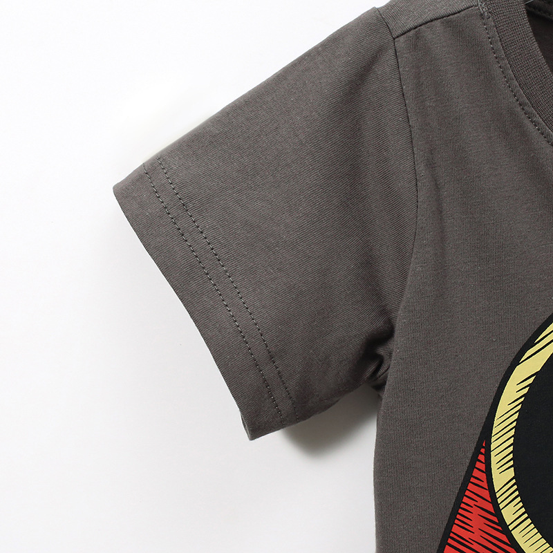 JOJO BEBE marca europea y americana ropa para niños verano nuevos niños camiseta algodón de dibujos animados cuello redondo manga corta Camiseta para niños