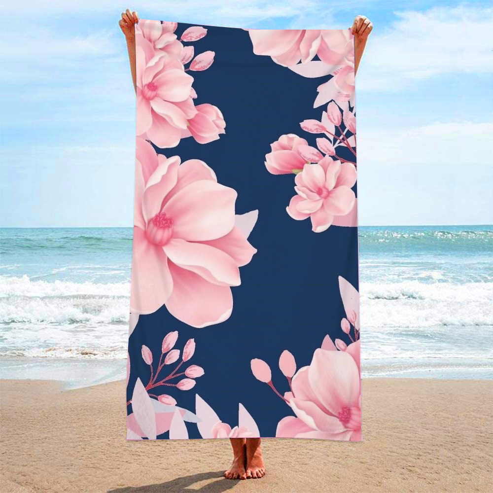 Casual Flower Beach Towels display picture 3