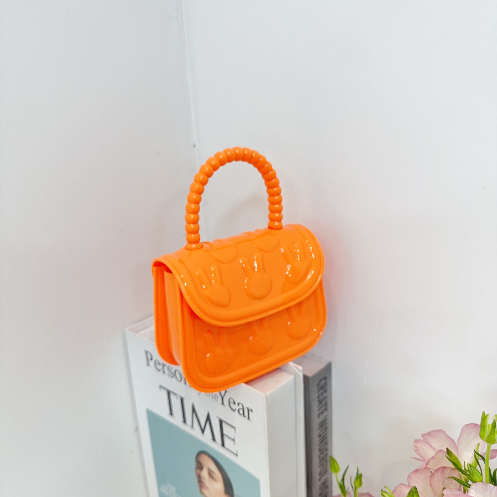 210g Weight Magnetic Buckle Closure Type Top Handle, Chain Strap Type Jelly Bag Bags Type Street, Shopping Occasion PVC Material Solid Color Pattern All Seasons Season Women's Gender Cute Style Square Shape Women's PVC Solid Color Cute Square Magnetic Buckle Jelly Bag 9