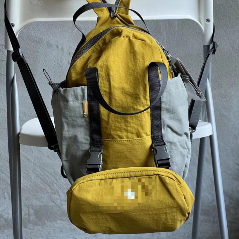 High Version Small Quantity Lu Women's Backpack Yoga Sports Leisure Bag Outdoor Supports One Drop Shipping