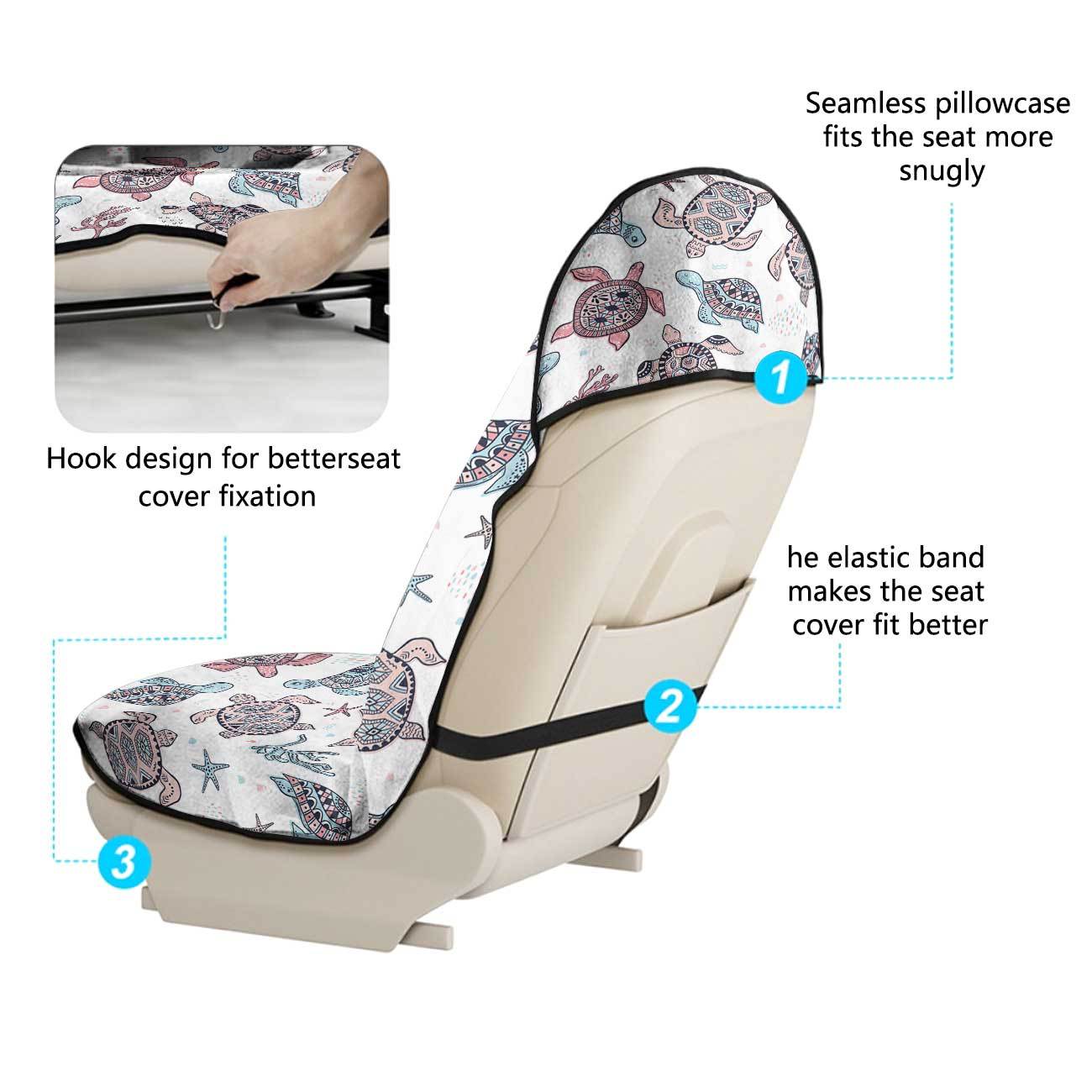 Marine seat towel cover front seat protector suitable for gym and exercise, universal for all seasons and car use