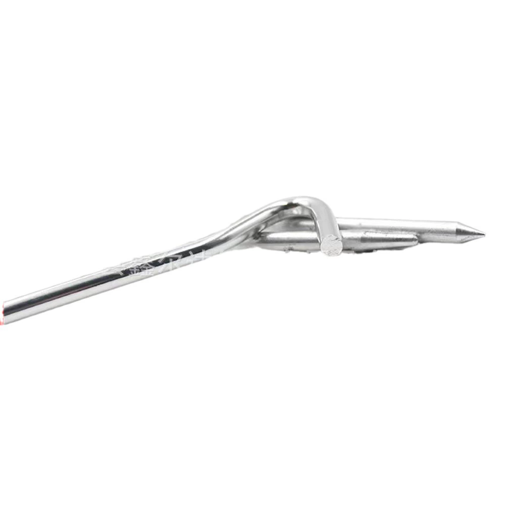 Аксессуары для кемпинга на открытом воздухе: ветрозащитные крепления для палаток в форме вопросительного знака из оцинкованного железа для усиления устойчивости к ветру.