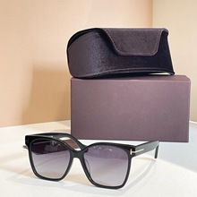 欧美潮流时尚太阳镜t字板材遮阳眼镜复古个性高级感墨镜女TF1312