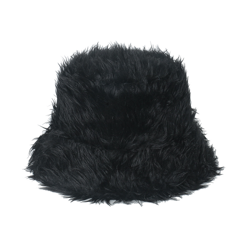 Polyester Material Women's Fashion Solid Color Sewing Flat Eaves Bucket Hat