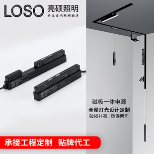 DC48V commercial lighting magnetic attraction track lamp dedicated power supply embedded low voltage non-main lamp drive lamp power supply