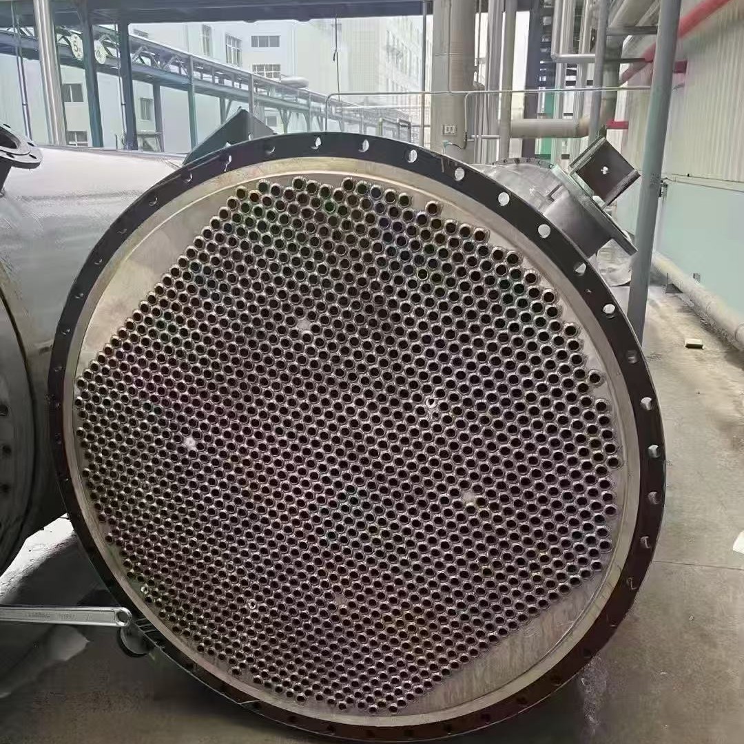 工业二手化工冷却设备蒸发式换热设备 钛材不锈钢列管冷凝器