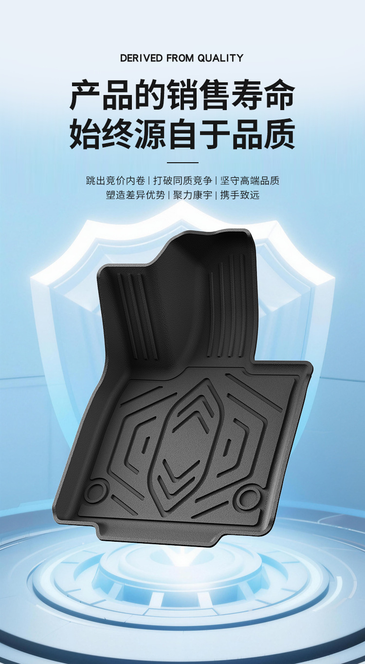 Suitable for 2024-2026 Avita 07, all-environmentally-friendly TPE car floor mats, double-layer floor mats, wholesale