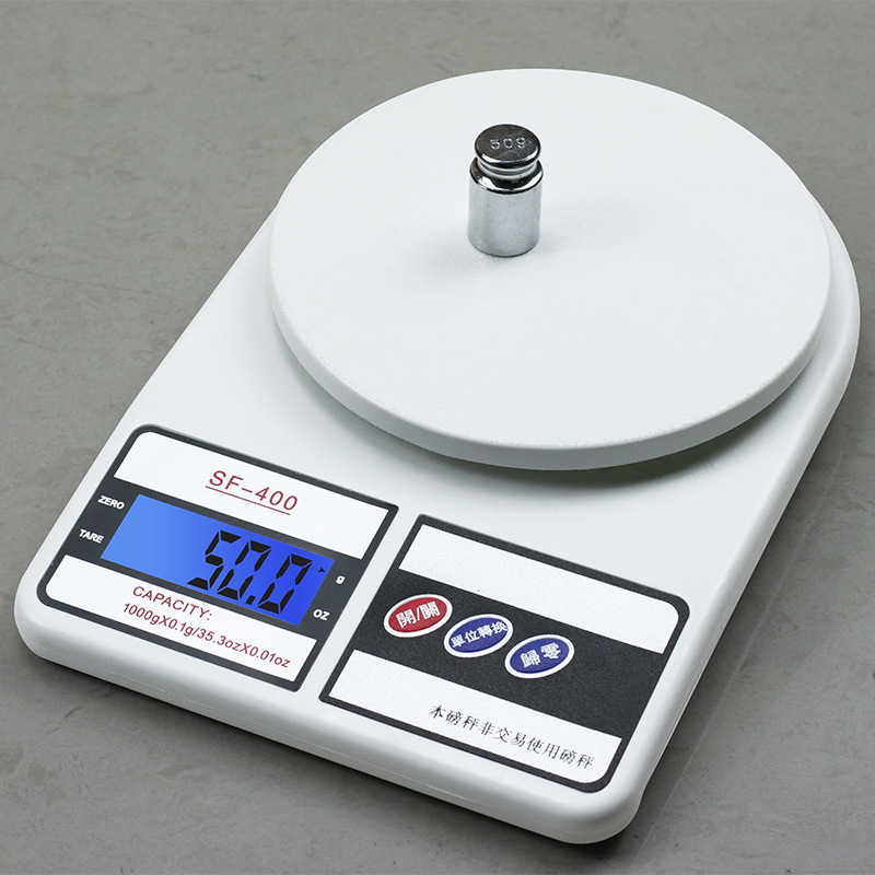 家用電子秤sf400廚房秤小型電子克稱食品藥材烘焙秤10kg廚房稱重