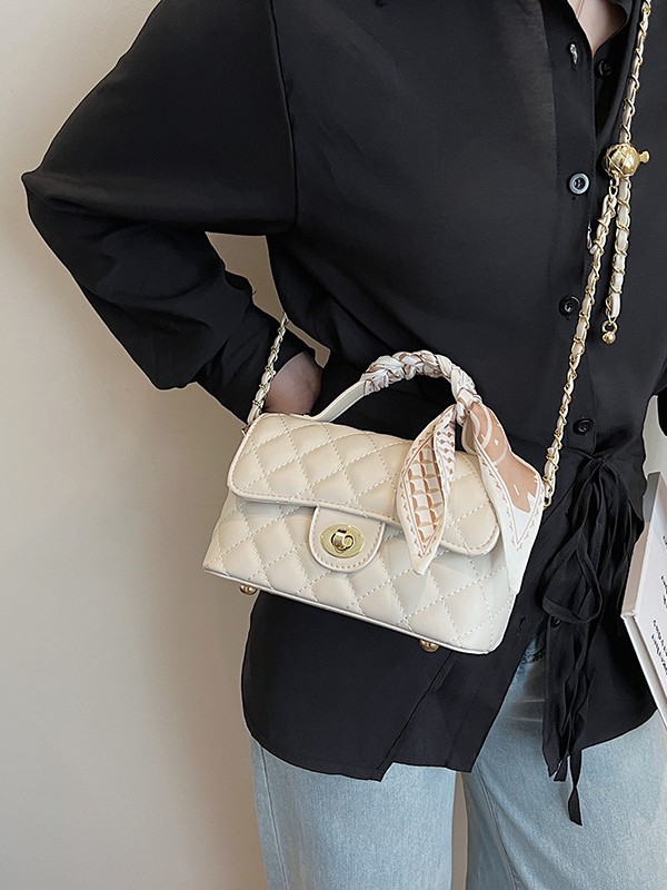Bolso de mujer 2025 nuevo este año popular bolso de mano cuadrado de moda alta cadena de diamante bolso de hombro