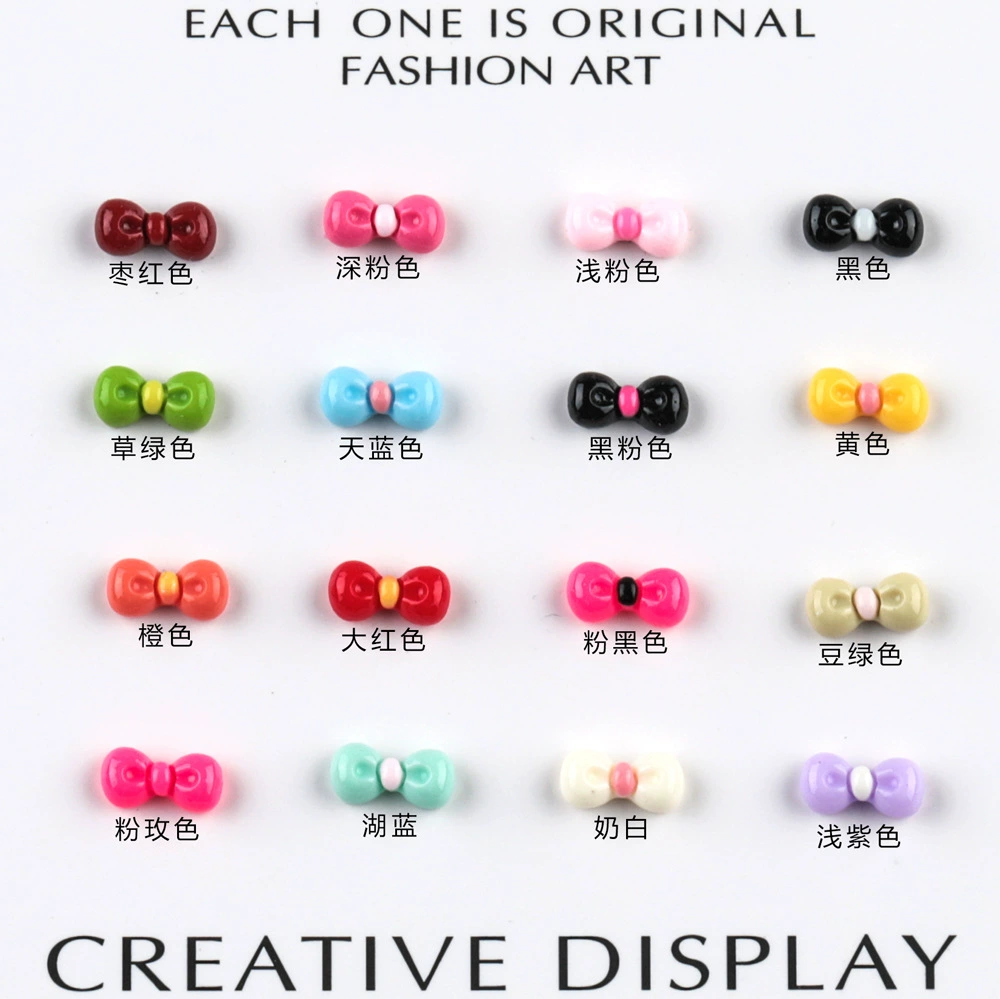 Butterfly черная кожа Kitty серия маникюр мини-бант смолы украшения летом сладкий маленький галстук-бабочка аксессуары