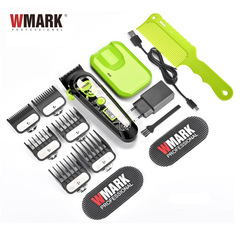 WMARK ワイヤレス充電式バリカン 440C ステンレス鋼粉末冶金刃バリカン NG-130