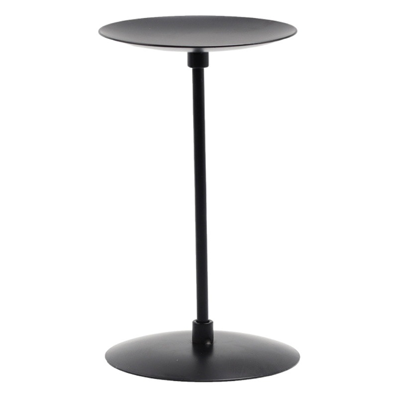 Amazon transfronterizo retro americano hierro forjado metal negro candelabro Navidad decoración del hogar mesa de comedor romántica decoración de la vela