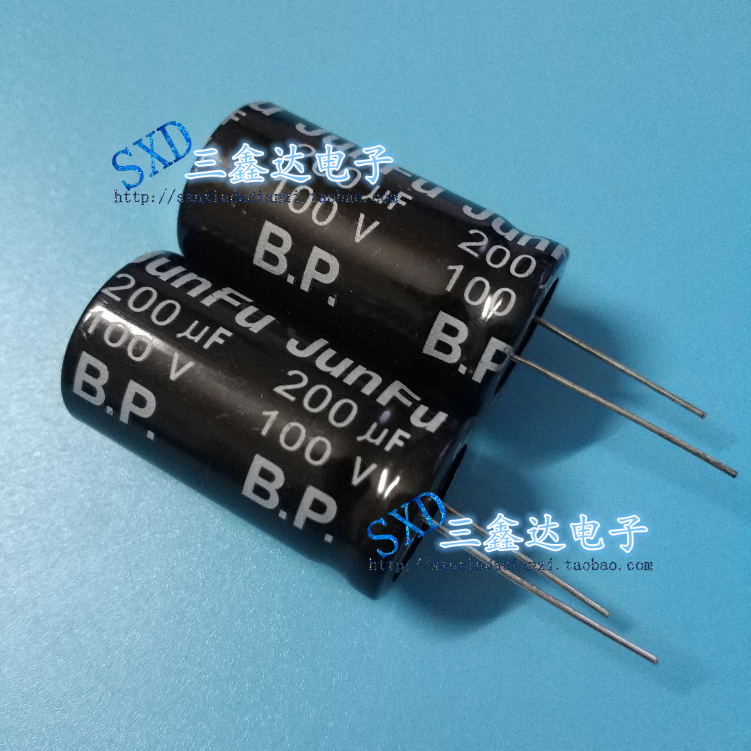 100V200UF 200UF100V 全新原装音频分频 无极BP 电解电容 22*40