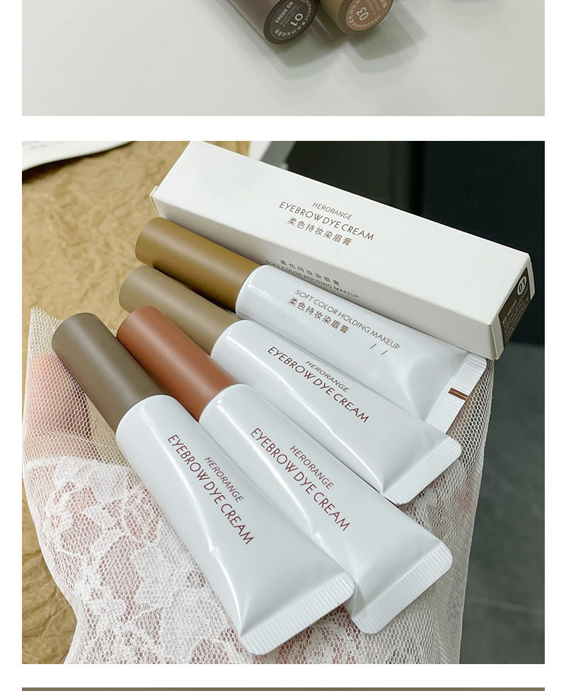HERORANGE Soft Color Long-lasting Eyebrow Dye, Three-dimensional, Natural, Wild, non-clumping, waterproof and sweat-proof wholesale undefined
