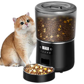 宠物喂食器自动 4L量远程涂鸦APP定时定量猫狗用品WIFI智能喂食机