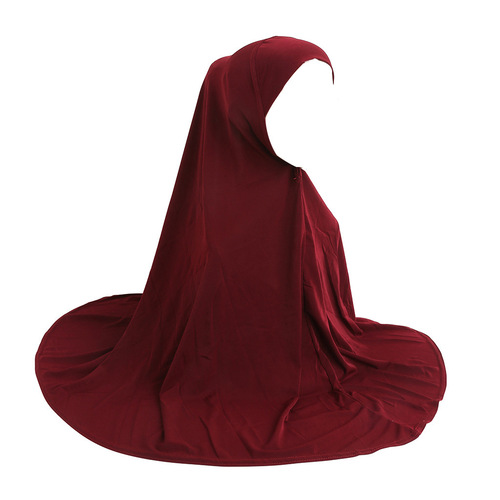 Simple Large Plain Color Scarf Lightweight Malaysian Hijab Arabic Hat H023