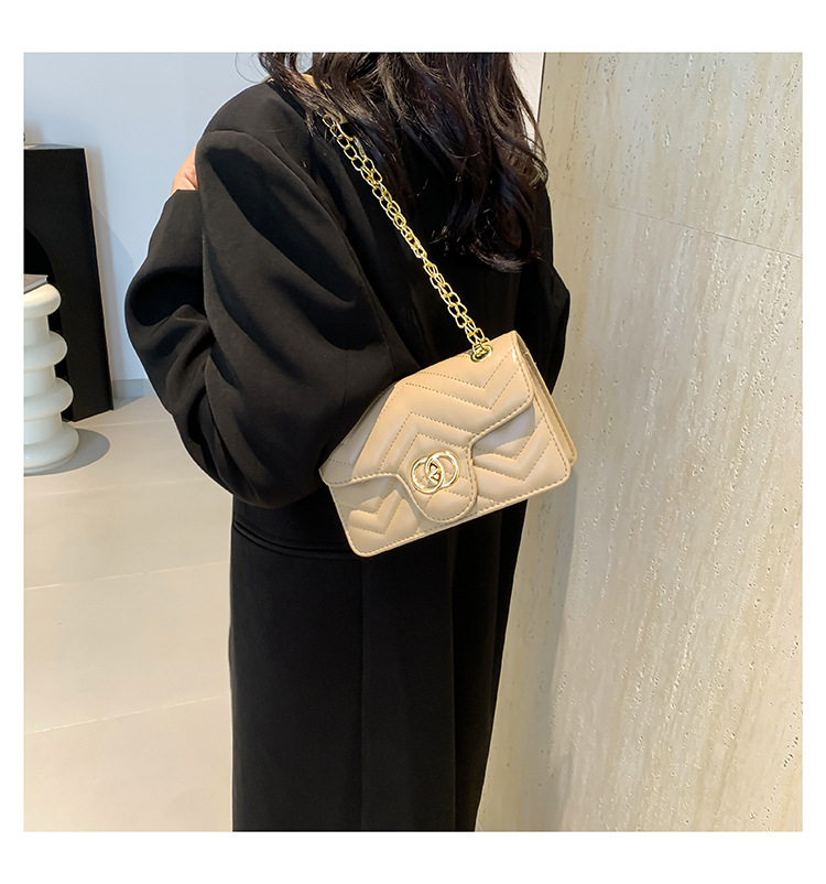 Fashion chain crossbody for women 2024 new high-end niche shoulder bag, fragrant style diamond grid small square bag_voghion.com