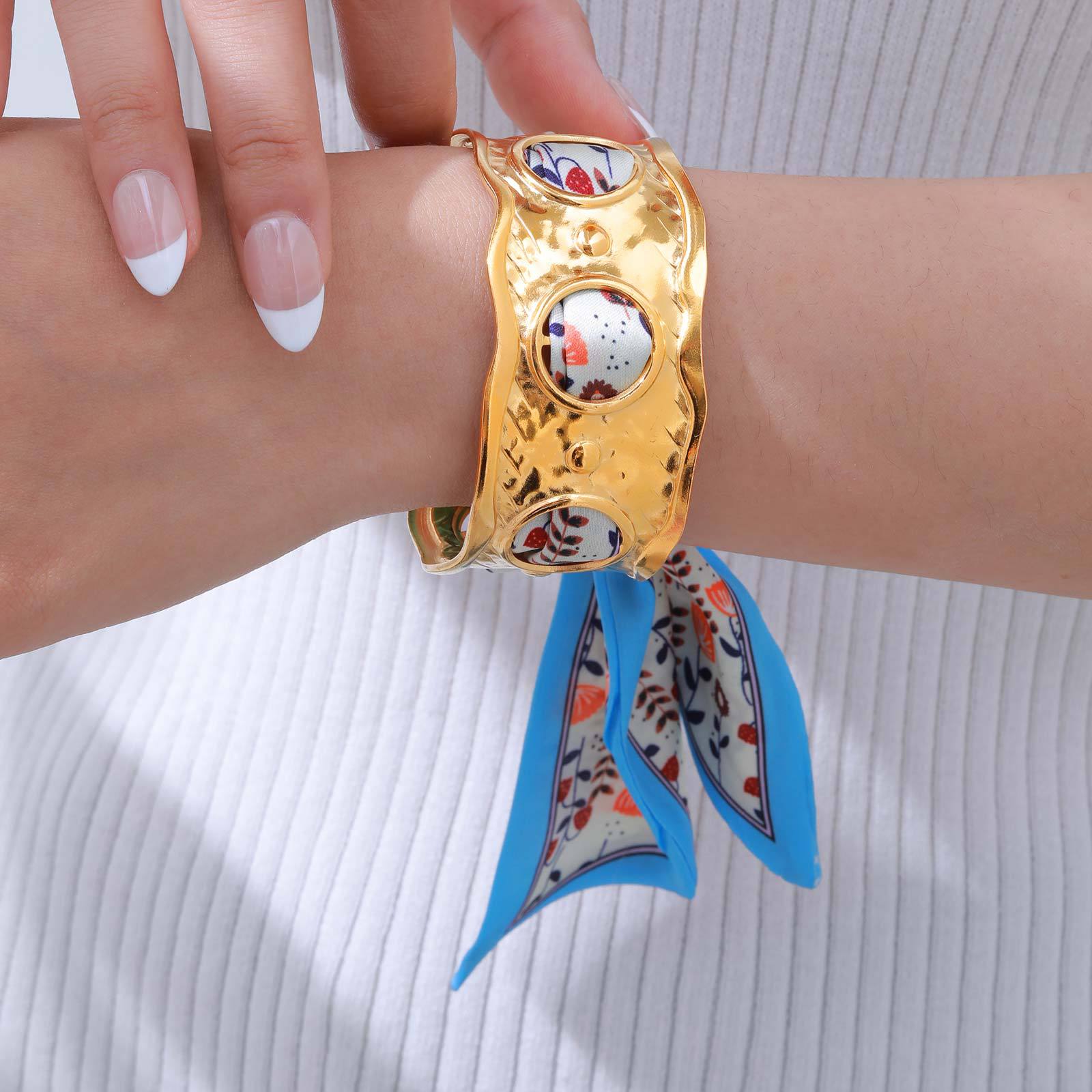 Geometric Pattern Casual Elegant Geometric 201 Stainless Steel Bangle In Bulk