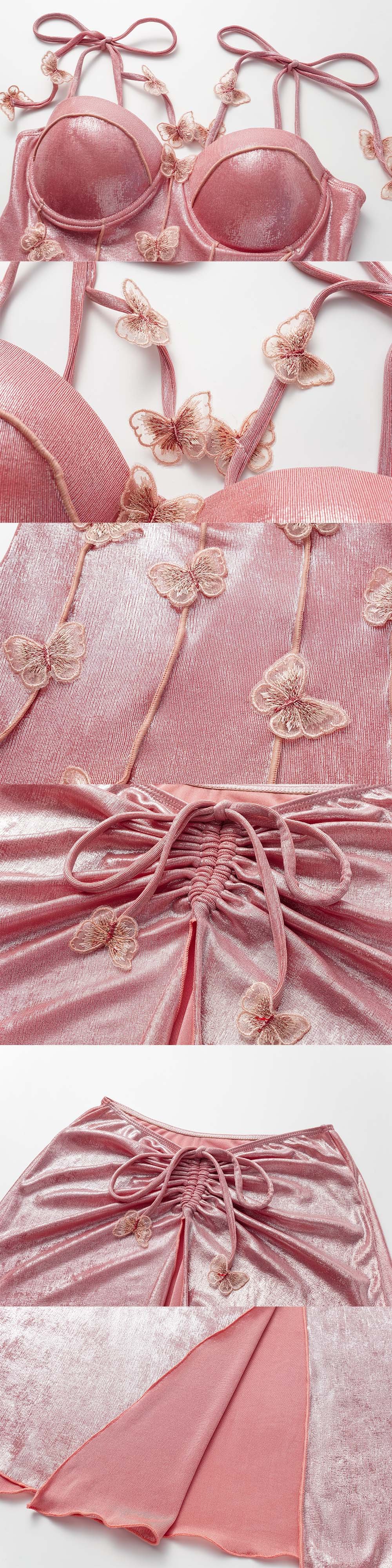 Women's Sexy Solid Color 2 Pieces Set One Piece Swimwear display picture 9