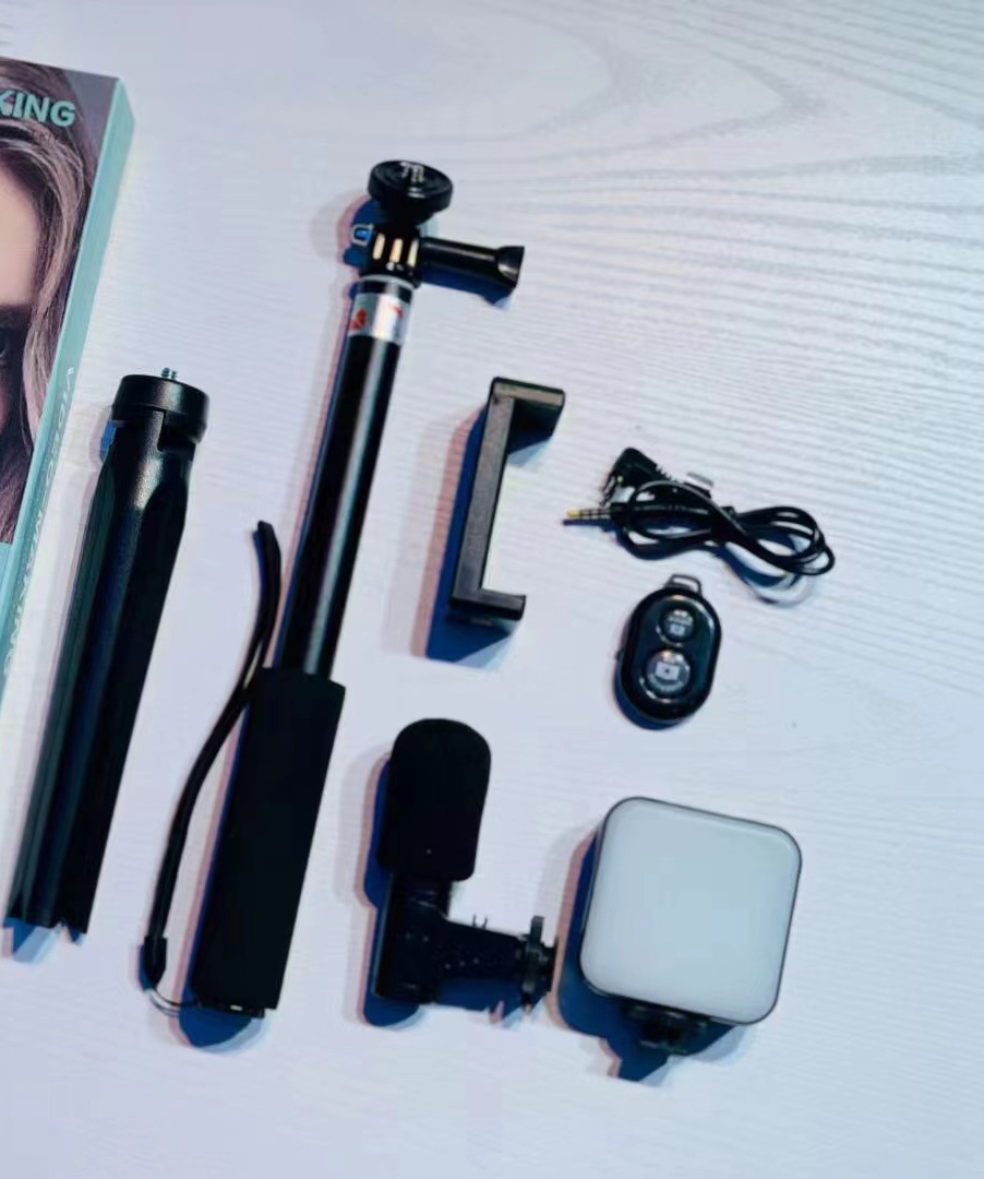 Teléfono móvil profesional grabación de video en vivo luz de relleno LED presentador de celebridades de Internet Douyin transmisión en vivo juego de equipos de video corto