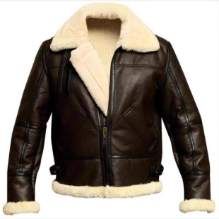 Ethnic style imitation fur PU coat ethnic style vintage faux fur men's coat