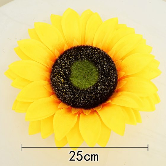 Simulation Sunflower Flower Color Sunflower Sunflower Sa Ding Kui Silk Flower Stage Costume Props Flower Ornaments