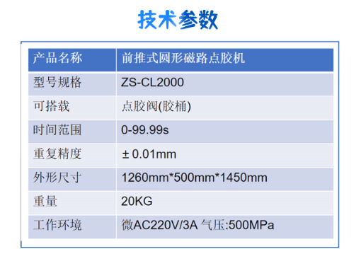 Front-push type circular magnetic circuit dual-gun dispensing machine compatible with motor bearings, Bluetooth speaker, syringe, and quantitative dispensing equipment
