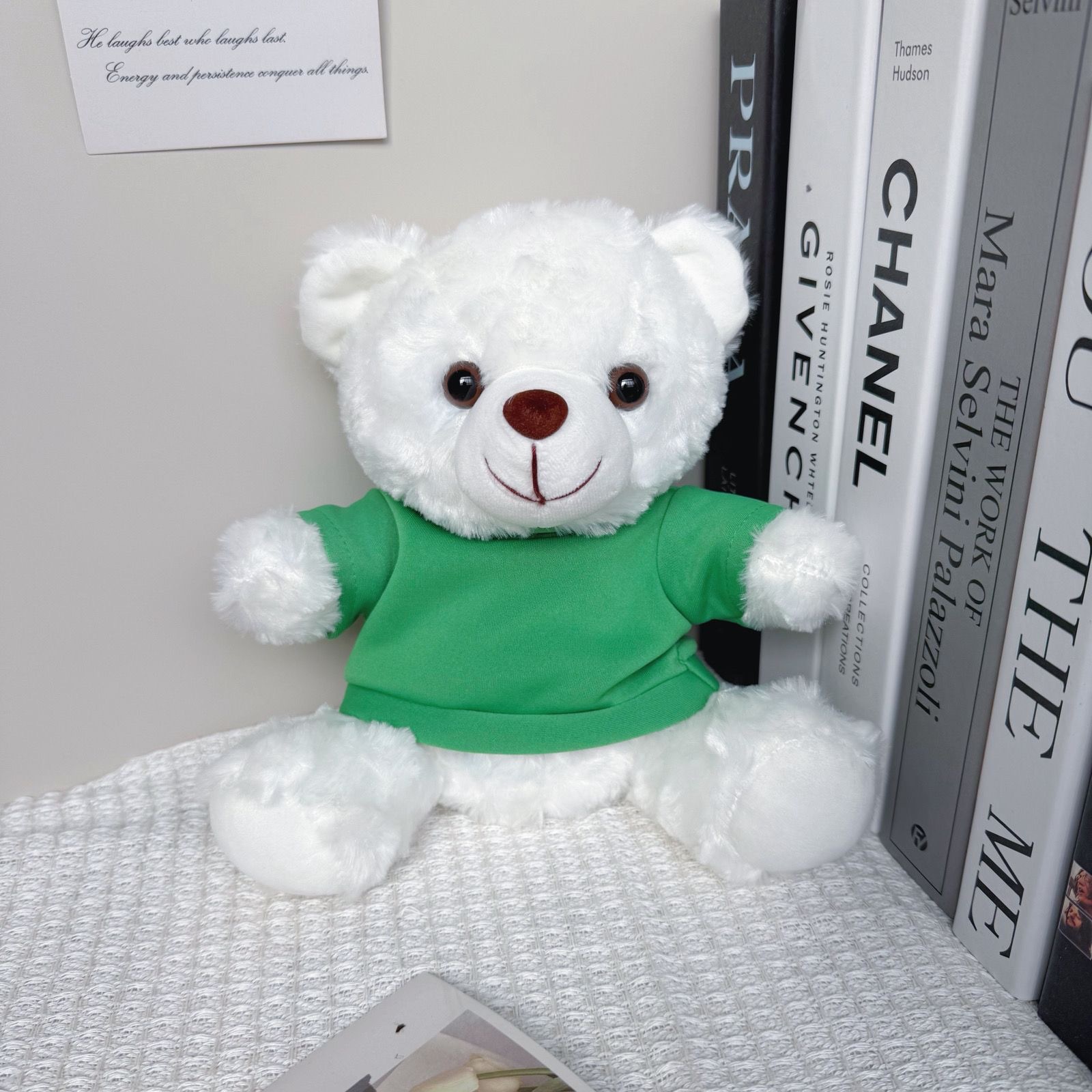 El oso blanco verde