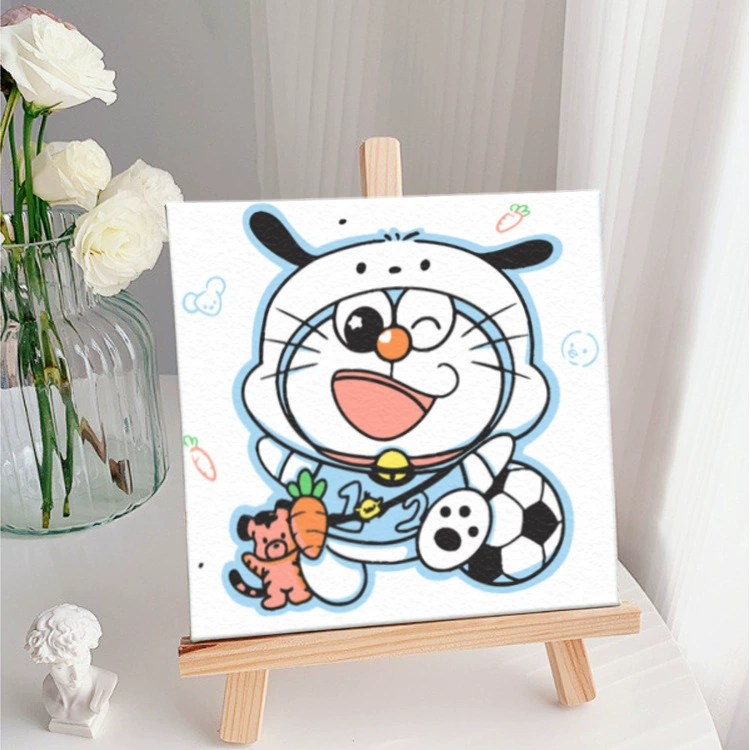 Цифровая масляная живопись 20*20 Детский мультфильм DIY handmade-painted декоративная картина последующего поколения дистрибьютор 제조업체 específicos