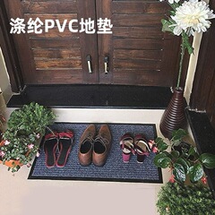 クロスボーダー入戸ドアマットダブルストライプPVCフロアマット滑り止め耐摩耗ドアマットアマゾン家庭用アウトドアマット