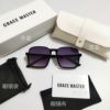 Retro fashionable sunglasses, brand glasses solar-powered, 2021 collection, internet celebrity