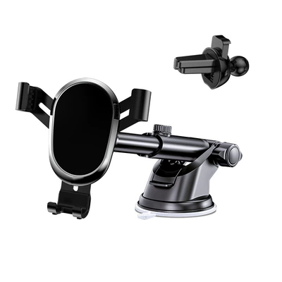 Phone Holder Car Gravity Holder – Car phone holder - air-outlet-base-black