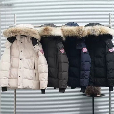 New correct version of the big goose down parka jacket with large pockets for men and women, thickened, warm, and windproof