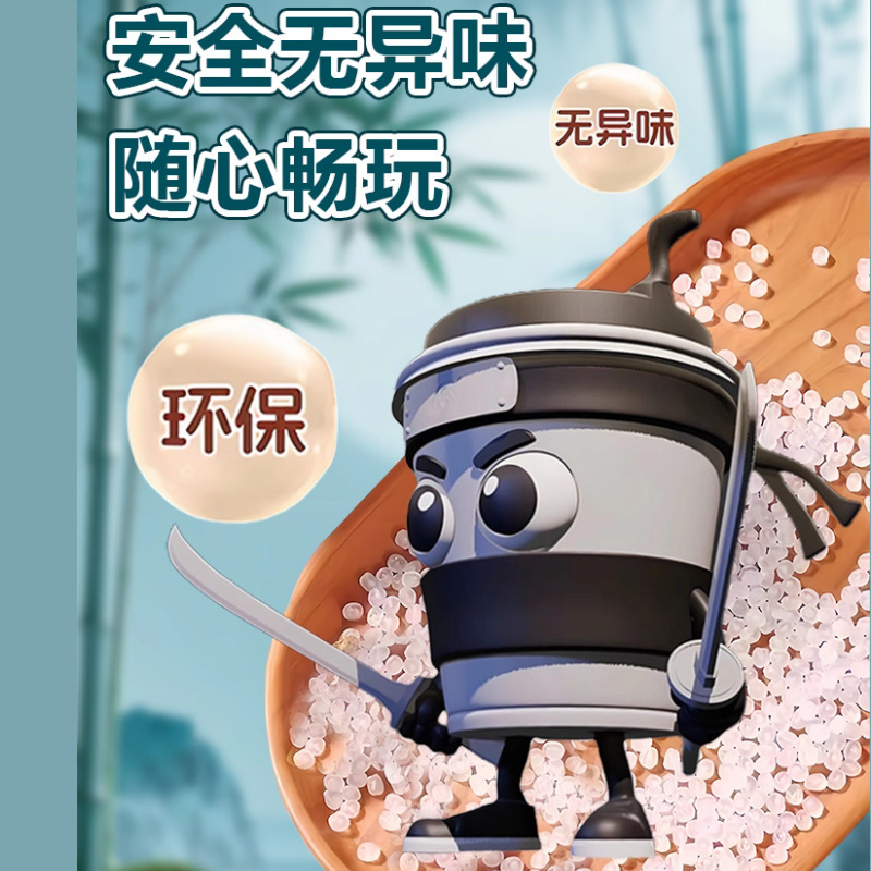 跨境国外山海经玩具小学生版手办摆件卡布奇诺咖啡忍者木棍人鲨鱼|undefined