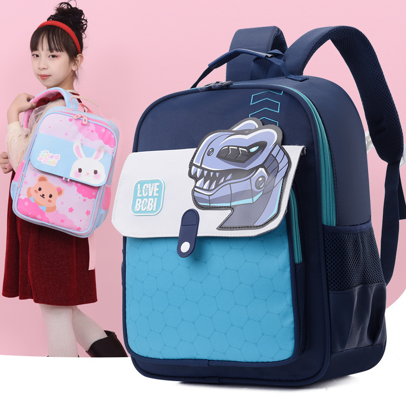 Nuevas mochilas para niños, mochila de primer grado, mochila de dibujos animados encantadora para niños y niñas, mochila de gran capacidad, mochila de carga ligera